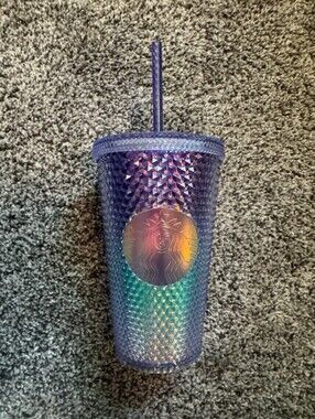 Starbucks Ombre  Iridescent Studded Tumbler - Purple/Blue 16oz🌻🪻💐